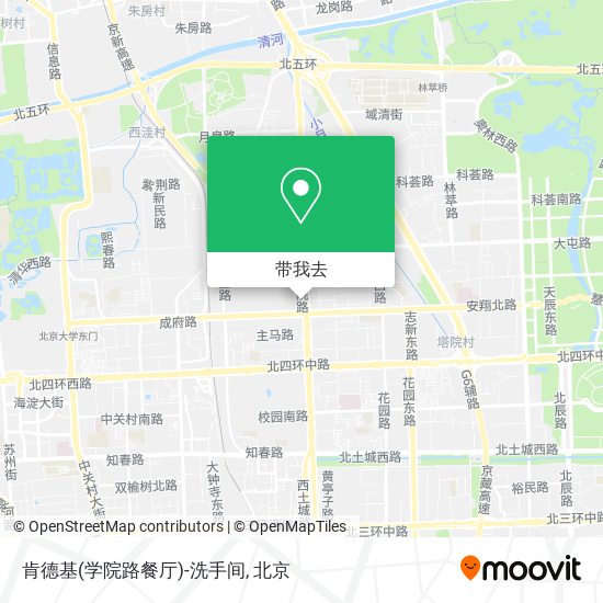 肯德基(学院路餐厅)-洗手间地图