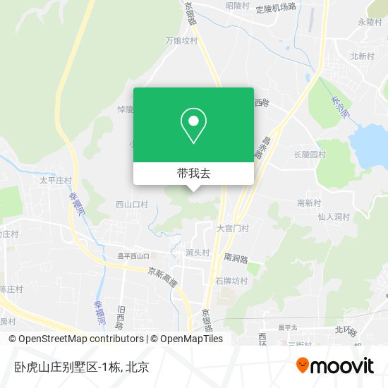 卧虎山庄别墅区-1栋地图