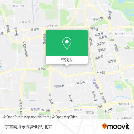京东南海家园营业部地图
