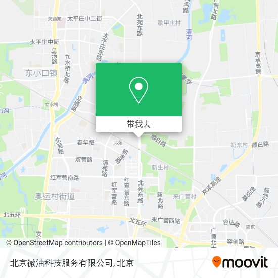 北京微油科技服务有限公司地图