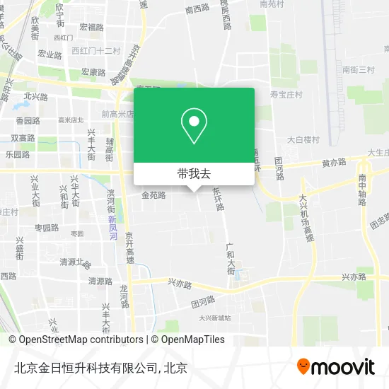 北京金日恒升科技有限公司地图