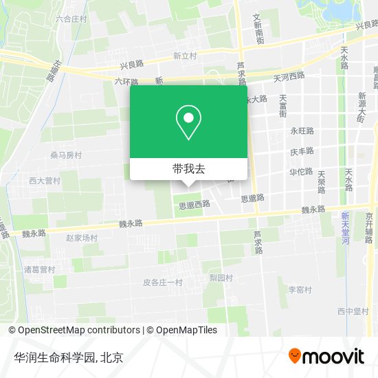华润生命科学园地图