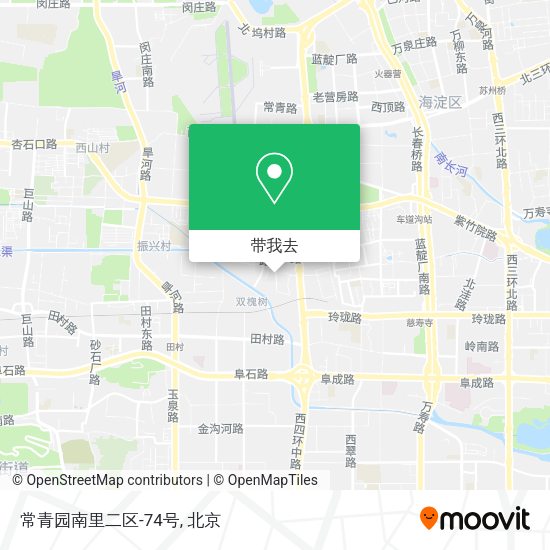 常青园南里二区-74号地图