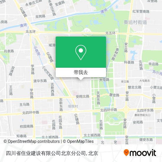 四川省住业建设有限公司北京分公司地图