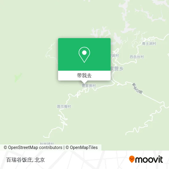 百瑞谷饭庄地图
