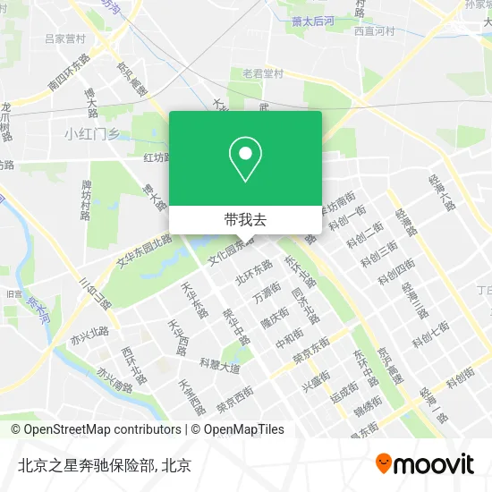北京之星奔驰保险部地图