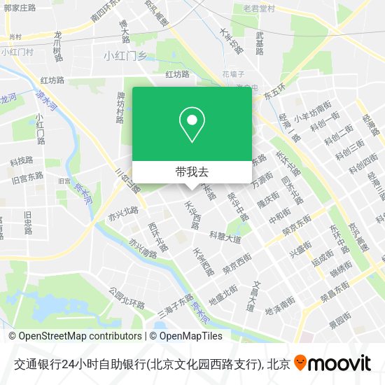 交通银行24小时自助银行(北京文化园西路支行)地图