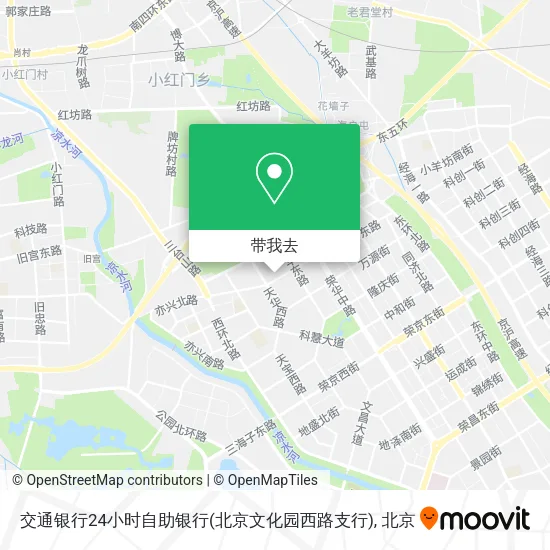 交通银行24小时自助银行(北京文化园西路支行)地图
