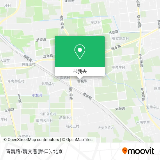 青魏路/魏文巷(路口)地图