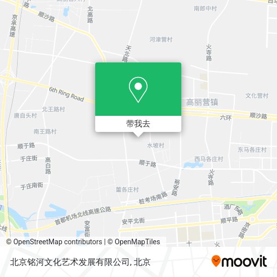 北京铭河文化艺术发展有限公司地图