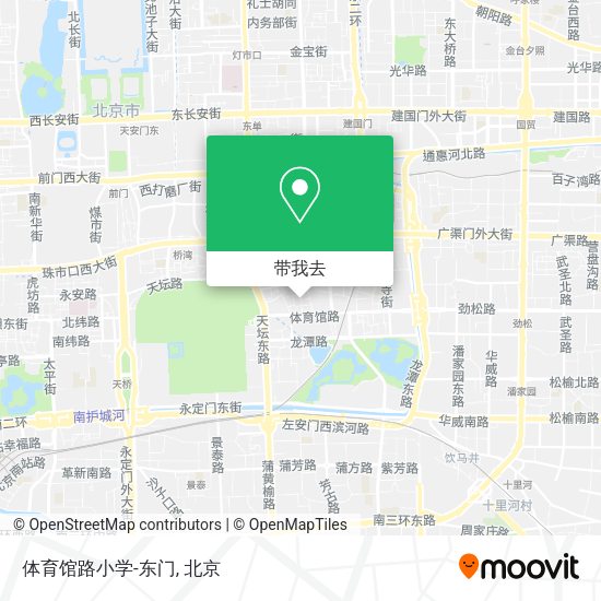 体育馆路小学-东门地图