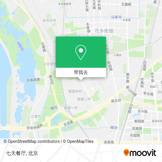 七天餐厅地图