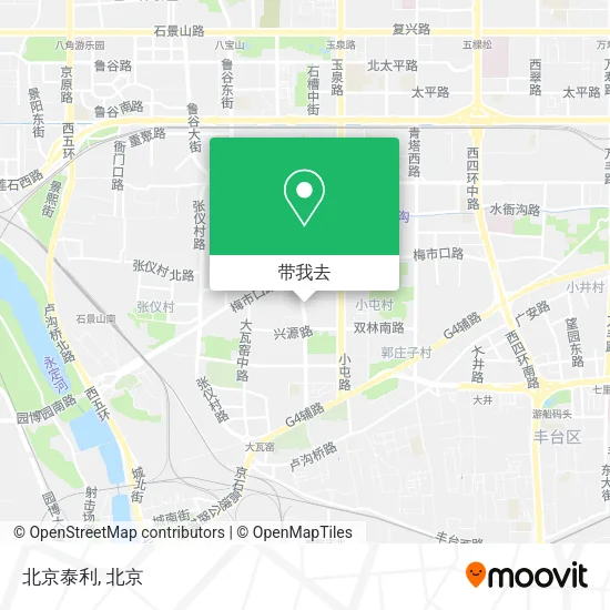北京泰利地图