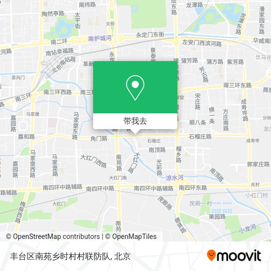 丰台区南苑乡时村村联防队地图