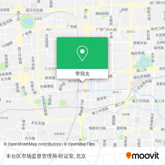 丰台区市场监督管理局-听证室地图
