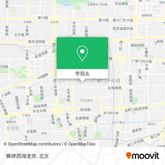 狮牌西湖龙井地图