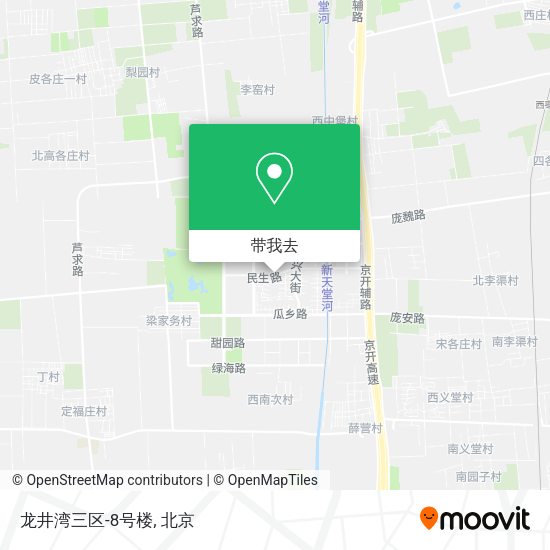 龙井湾三区-8号楼地图