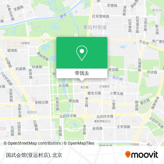 国武会馆(亚运村店)地图