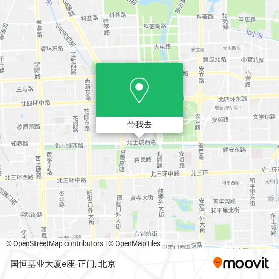 国恒基业大厦e座-正门地图