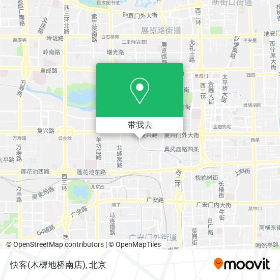 快客(木樨地桥南店)地图