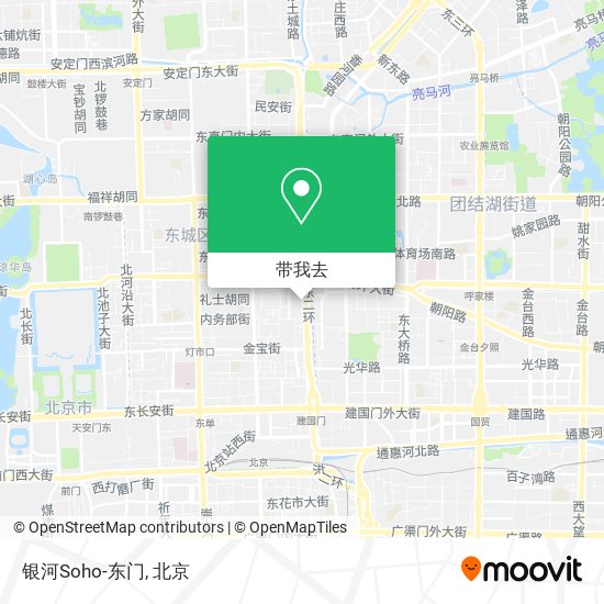 银河Soho-东门地图