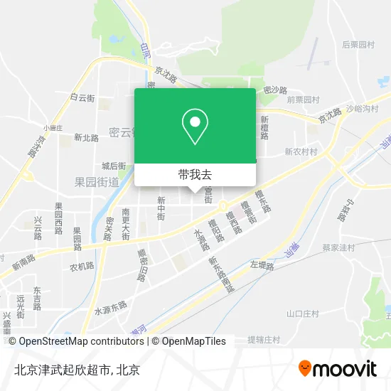 北京津武起欣超市地图