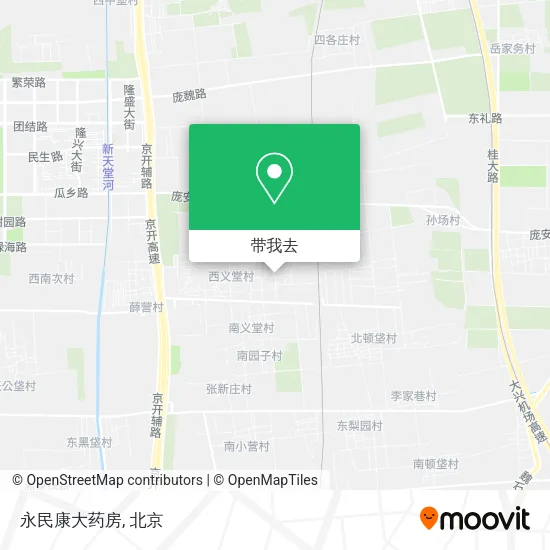 永民康大药房地图