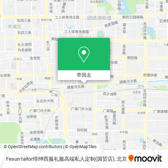 Fesun·tailor绯绅西服礼服高端私人定制(国贸店)地图
