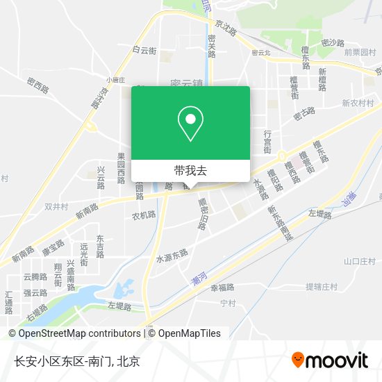 长安小区东区-南门地图