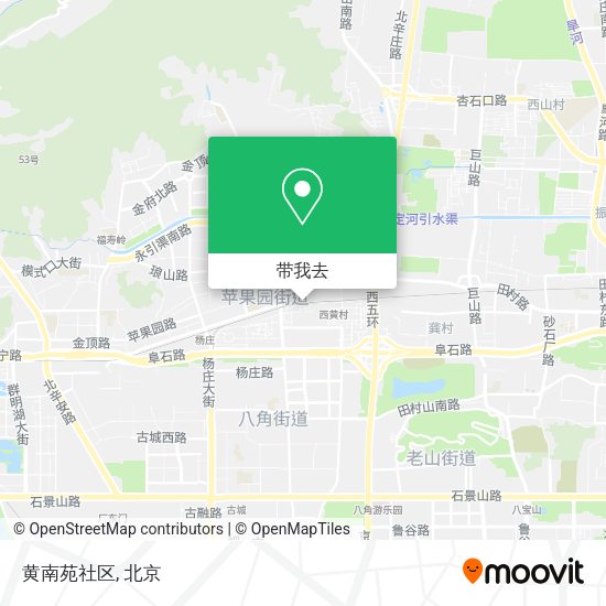黄南苑社区地图