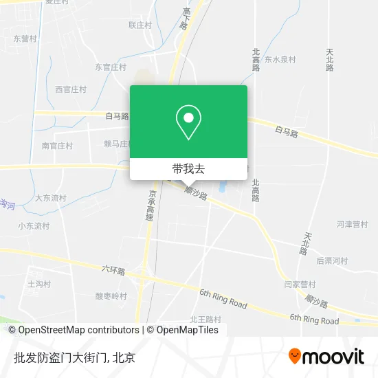 批发防盗门大街门地图