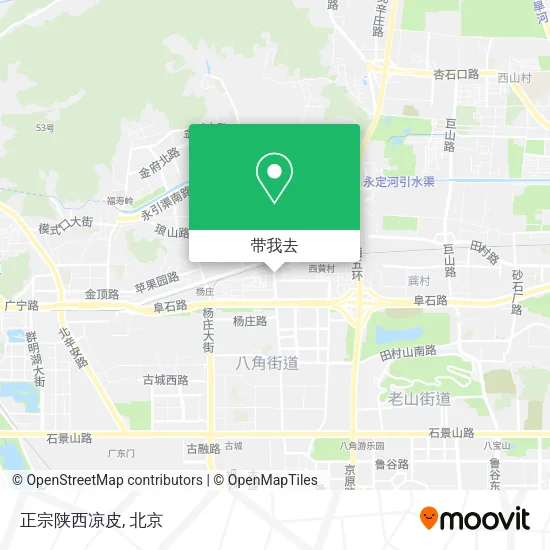 正宗陕西凉皮地图