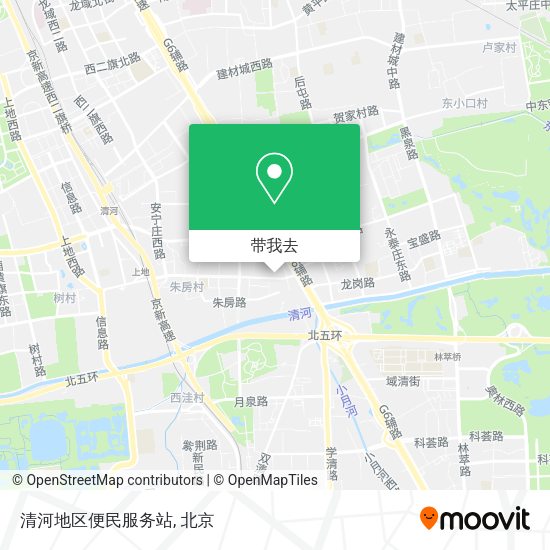 清河地区便民服务站地图