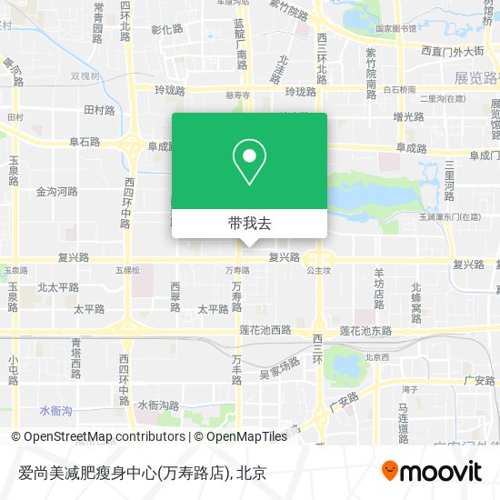 爱尚美减肥瘦身中心(万寿路店)地图