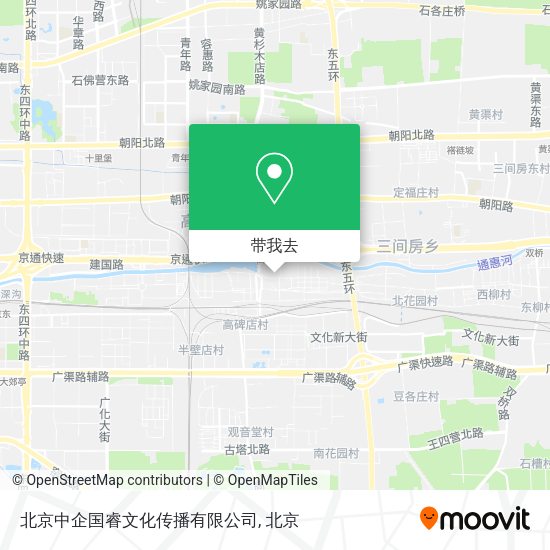 北京中企国睿文化传播有限公司地图