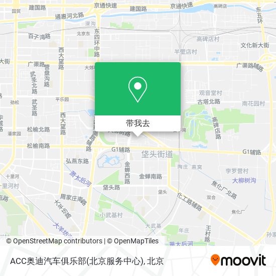 ACC奥迪汽车俱乐部(北京服务中心)地图