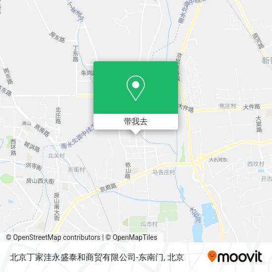 北京丁家洼永盛泰和商贸有限公司-东南门地图