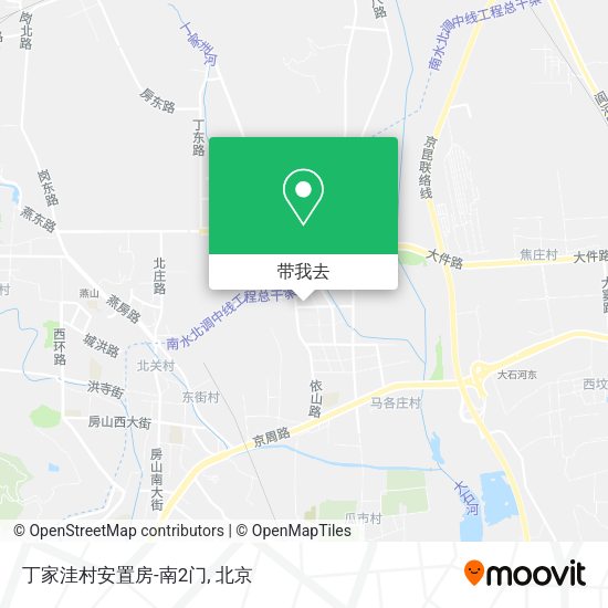 丁家洼村安置房-南2门地图