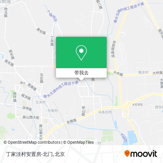 丁家洼村安置房-北门地图