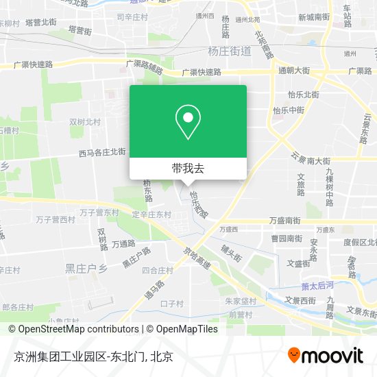 京洲集团工业园区-东北门地图