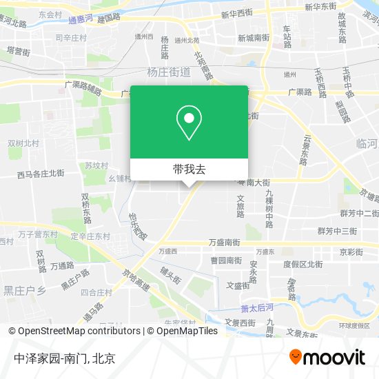 中泽家园-南门地图
