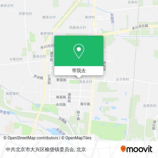 中共北京市大兴区榆垡镇委员会地图