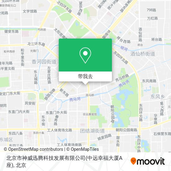 北京市神威迅腾科技发展有限公司(中远幸福大厦A座)地图