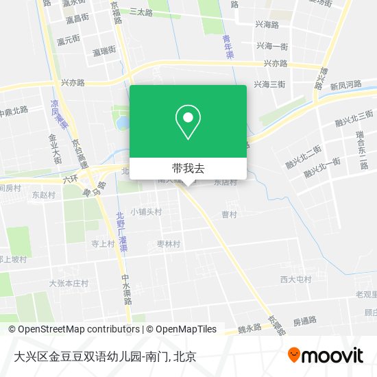 大兴区金豆豆双语幼儿园-南门地图