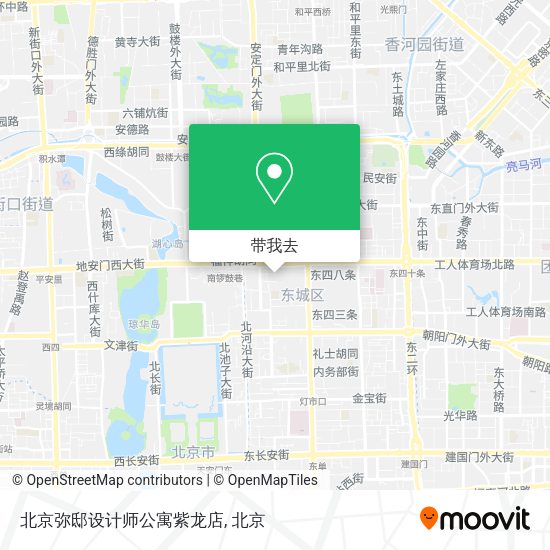 北京弥邸设计师公寓紫龙店地图