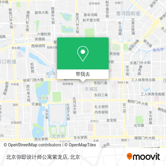 北京弥邸设计师公寓紫龙店地图