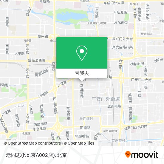 老同志(No.京A002店)地图