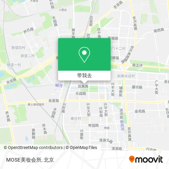 MOSE美妆会所地图