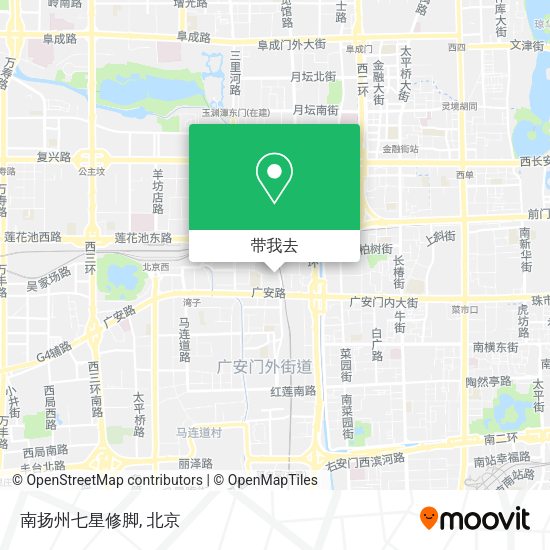南扬州七星修脚地图