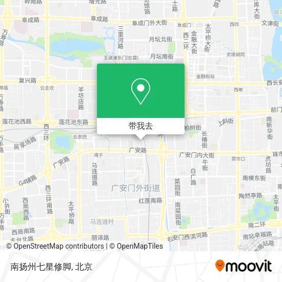 南扬州七星修脚地图